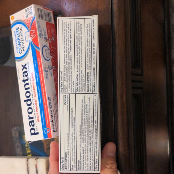 Paradontax Pure Fresh Mint Complete Protection 3.4 oz Toothpaste (x2) - Picture 3 of 4